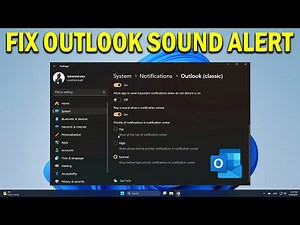 How To Fix Outlook Email Notification Sound Not Working - Quick Fix