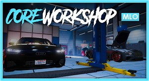 🔧 Core Mechanic Workshop [MLO] - Pit, Offices, Spray room, Lockers