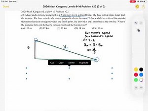 2020 Math Kangaroo Levels 9-10 Problem #22