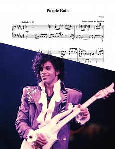 "Purple Rain" - Prince - Piano sheet music