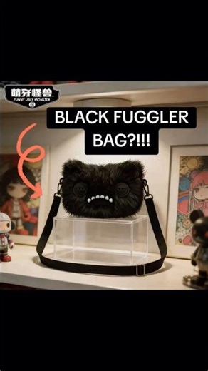 Black Fuggler Bags!! 😮❤️ #fuggler #fugglers #cutethings #purse #cutenessoverload