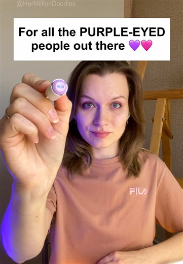 Unique Purple Eyes Drawing Tutorial for Artists