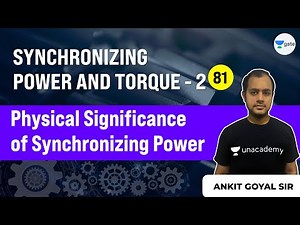Lec 81 | Synchronizing Power and Torque (Part 2) | Physical Significance of Synchronizing Power