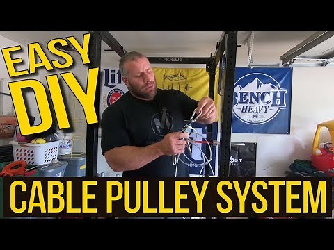 How to make your own cable pulley system for your home gym