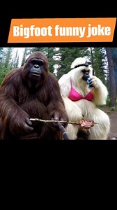 718K views · 10K reactions | Bigfoot telling jokes 藍 #googleveo3 #yetivlog #aigenerated #Bigfoot #AI | According To Ai | Facebook
