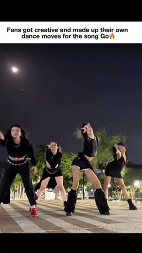 Fans got creative and made up their own dance moves for the song Go 🔥 #blackpink #블랙핑크