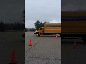 Straight truck backing training