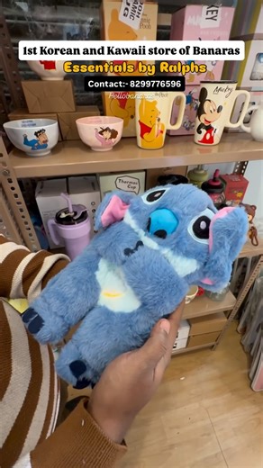 Hello Banaras❤️ on Instagram: "Hello Banaras❤️ Now the Essentials by Ralphs store has been upgraded to kawaii store where you will find all the cute items under one roof which we all use in our day to day life. 📌location:- Essentials by Ralphs, Sigra Mehmoorganj road, varanasi This store has very unique nd cute products available! You can even get a 5ft soft toy customised from here as well. [soft toy, Korean, kawaii, Japanese, stationary, key-rings, action figures, dairy, pen, eraser, pencil, 