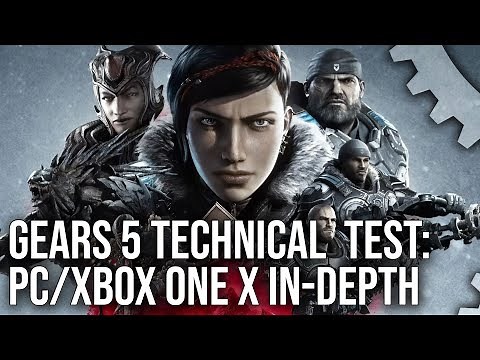 [4K] Gears 5 Tech Test: PC/Xbox One X Analysis: The Future Is Shiny!