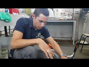 Com ligar uma roçadeira STIHL FS 300/350/380