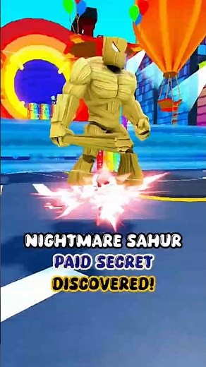 Unlocking Nightmare Sahur Secret in Brainrot Tsunami Roblox! 🌊
