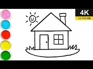 How to draw easy house 🏠 drawing//mini house and beautiful drawing//step by step