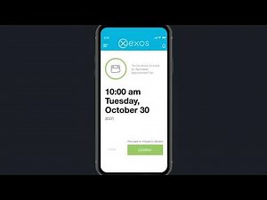 EXOS Consumer Scheduling Mobile Experience Demo | ServiceLink