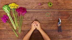 27K views · 215 reactions | Are you looking to create a modern and colorful color-block bouquet? Watch this video to learn how! | FiftyFlowers | Facebook