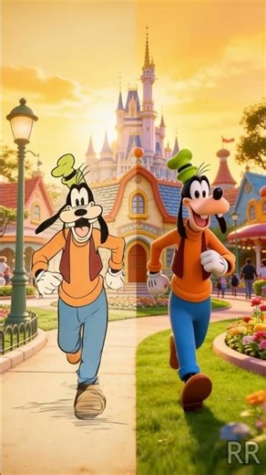 Disney Characters 1930s vs 2025 😱 The Ultimate Glow Up! | Mickey, Minnie, Donald.. #shorts #disney