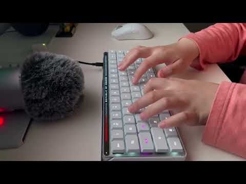 ASMR Typing Sounds on 5 Different Keyboards