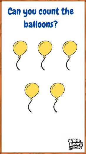 Balloon Counting Game for Kids | Fun Learning 🎈