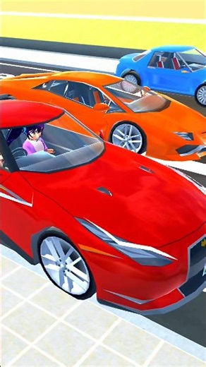 Yuta and Mio Car Racing with Cappuccino Truck | SAKURA SCHOOL SIMULATOR