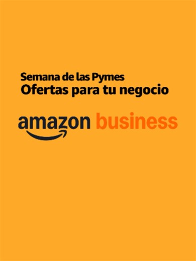 En Amazon Business encuentras todo en un solo lugar y durante la Semana de las Pymes puedes aprovechar hasta un 35% de descuento 30% en la primera compra. Consulta términos y condiciones en www.amazon.com.mx/abpromo #AmazonBusiness #Empresa