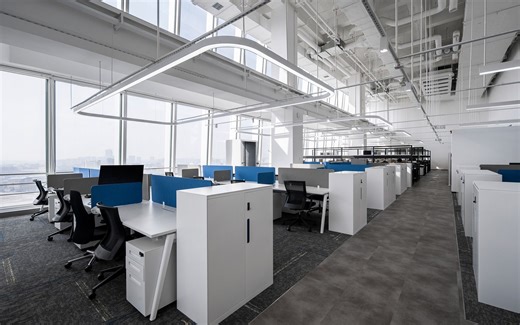 案例分享丨分享一个6000方的半导体公司总部的办公室设计案例