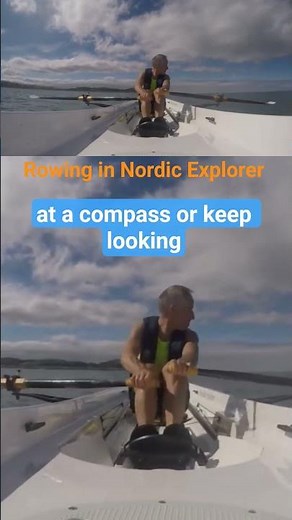 Coastal rowing in Nordic Explorer in Wales