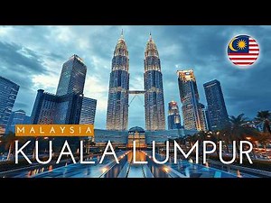 Kuala Lumpur, Malaysia 🇲🇾 - Iconic Petronas Towers & Skyline [4K Drone]
