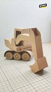 35K views · 662 reactions | excavator cardboard toys! #cardboard #recycletoys | KRAF Studio | Facebook