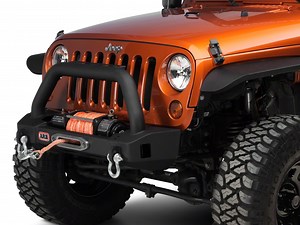 ARB Jeep Wrangler Stubby Bull Bar Front Bumper 3450430 (07-18 Jeep Wrangler JK)