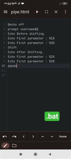 batch file programming language parameter #coding #computereducation