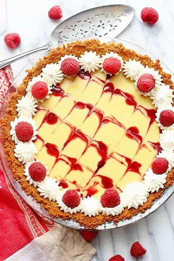 Raspberry Key Lime Pie (Best Key Lime Pie Recipe)
