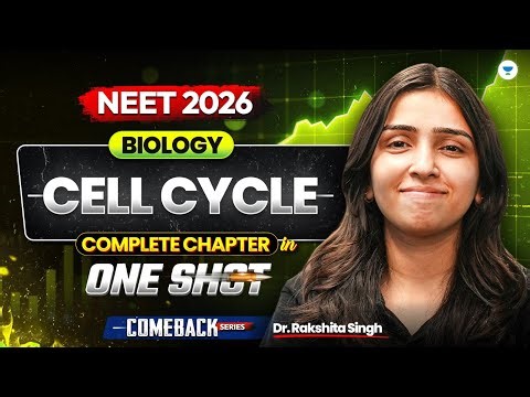 Class 11-Cell Cycle Detailed NCERT in One Shot | Dr Rakshita Singh #neet2026