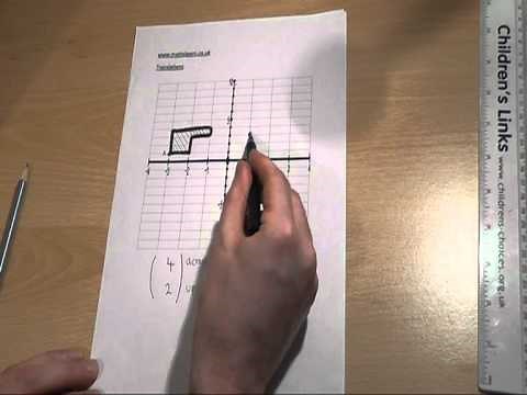 GCSE transformations - translations given as vectors