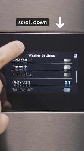 LG Washtower Changing Cycles #lg #appliances #technology #washers #washingmachine #howto