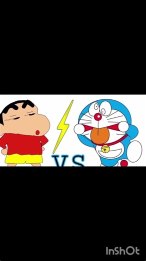 Shin-chan vs Doraemon