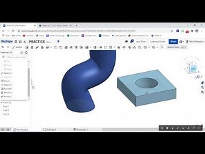 Onshape Tutorials - Model Toolbar Screen Recording