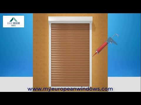 Roller shutter installation