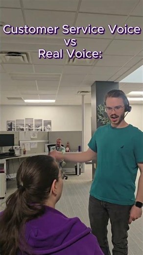 Customer service voice: 😊✨🌸Real voice: 👹🧌💀