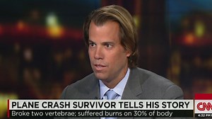 Plane crash survivor tells his story
