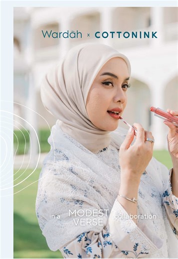 When values meet vision, something meaningful is created🤍 Wardah × COTTONINK dalam Modestverse collaboration bukan sekadar fashion. Ini adalah pertemuan nilai, intention, dan sebuah movement yang merayakan modest expression dengan cara yang lebih thoughtful. Explore the Ramadan Raya Collection. Available now. Temukan pilihan yang sejalan dengan perjalananmu✨✨ #WardahRamadan2026 #TenangKuatkanLangkahmu #WardahModestverse