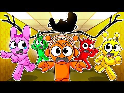 Escape THE BACKROOMS in Roblox With MY SPRUNKI FRIENDS...