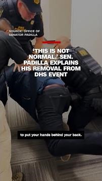 ‘This is not normal’: Sen. Padilla explains his removal from DHS event