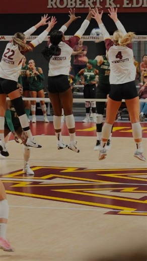 8.5K views · 150 reactions | Whatchu know about a triple block  | Minnesota Volleyball | Facebook