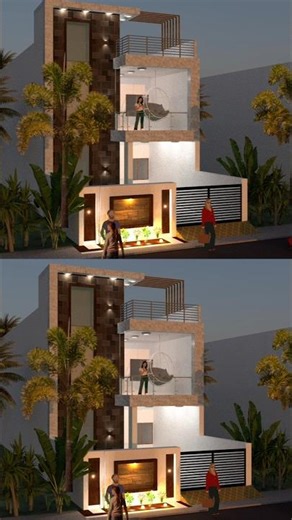 Modern 3D House Elevation Design | Stunning Contemporary Home Exterior | YRS Design Studio