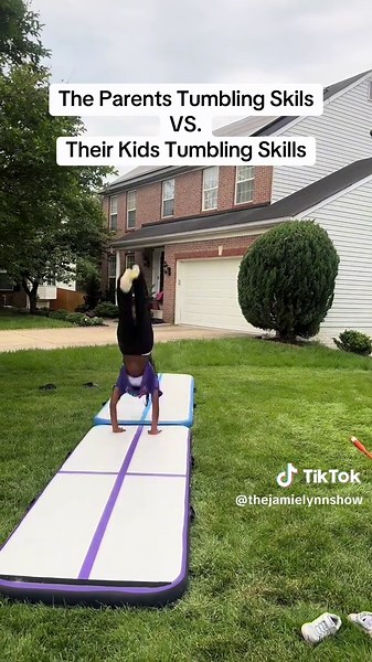 Tumbling Challenge: Parents vs Kids Skills Showdown