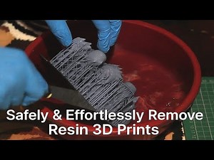 Easiest Way to Remove Stuck Resin Prints Without Damaging the Build Plate!