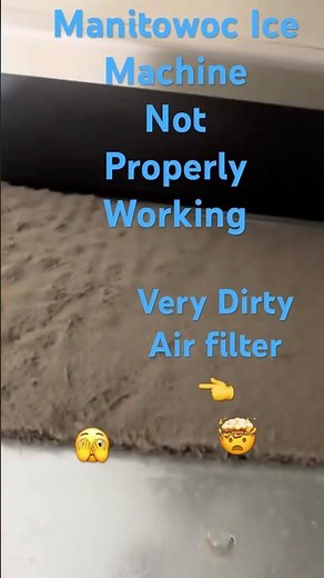 Manitowoc Ice Machine Not properly working #manitowoc #icemachine #maintenance #refrigeration