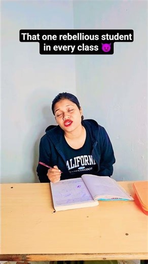 Rebel student 😈
