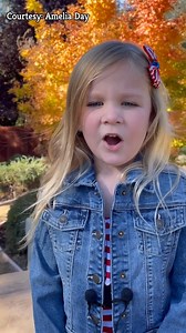 921K views · 57K reactions | Happy Veterans Day from Amelia Day! Listen to her as she sings, "God Bless America."  PHOTOS: Honoring Americans' service to their country this Veterans Day ➡️ https://thenationaldesk.com/news/americas-news-now/photo-gallery-honoring-americans-service-to-their-country-veterans-day-united-states-air-force-army-marines-navy-coast-guard-space-force-defense-military-patriotism-federal-holiday-armed-forces?photo=1 | The National Desk - TND | Facebook