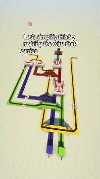 Minecraft Redstone: How to do Subtraction with 2's Complement Example