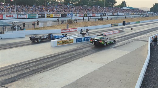 Sneak peak of the Jet cars as a preview of what to expect under the lights tonight...around 10 pm!!! | Firebird Raceway